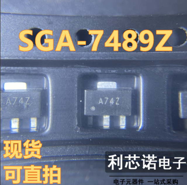 10 Pçs/lote 100% novo Original SGA-7489Z SGA-7489 SGA7489Z SGA7489 MARCAÇÃO  A74 74Z SOT-89 Em estoque